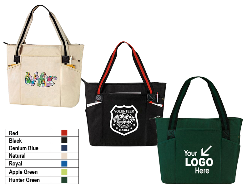 Hd Zippered Conference Tote Bag Hd Zippered Conference Tote